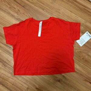 Lululemon NWT Cates Tee Orange
